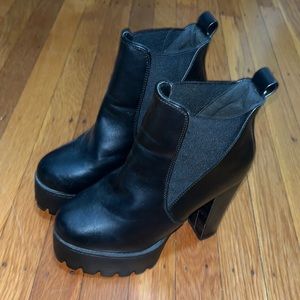 Moto Heel Bootie